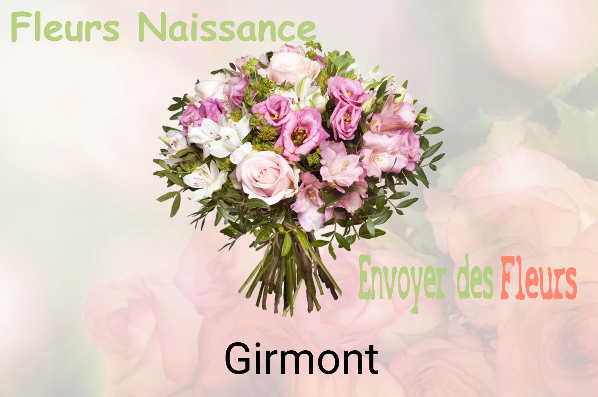 Bouquet de fleurs de naissance livré à Girmont