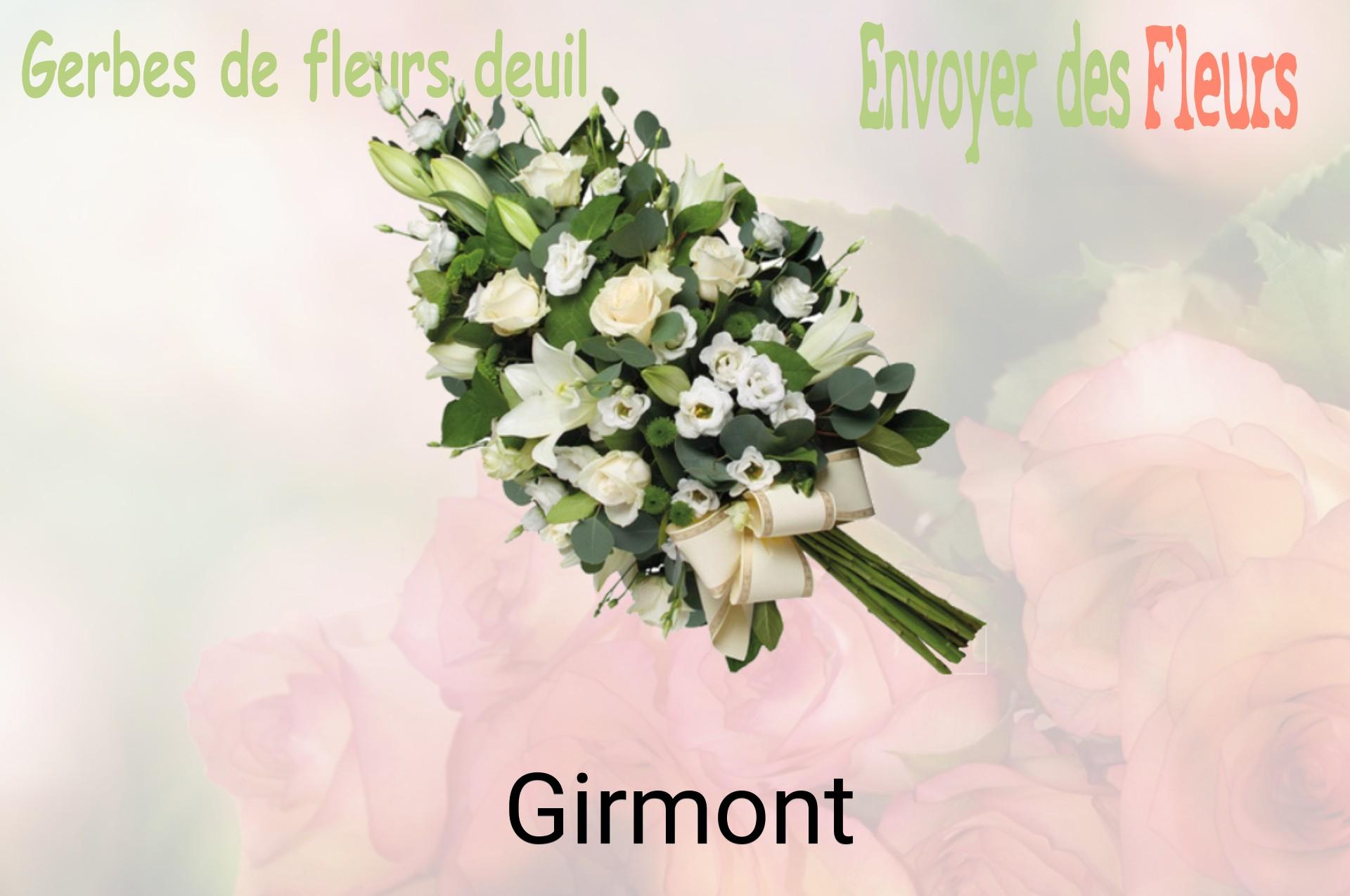 Gerbe de fleurs de deuil livrée à Girmont